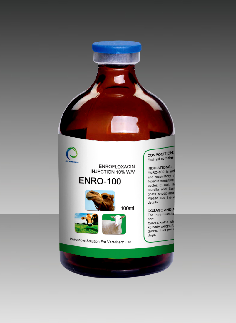 ENRO-100 ENROFLOXACIN INJECTION 10% W/V